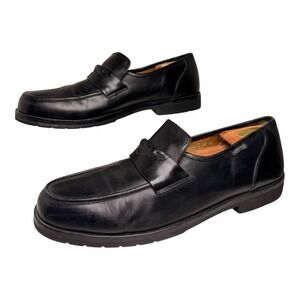 Mephisto Kurtis Hopper Loafer Men's 11.5‎ Black Leather Slip On Comfort Shoes